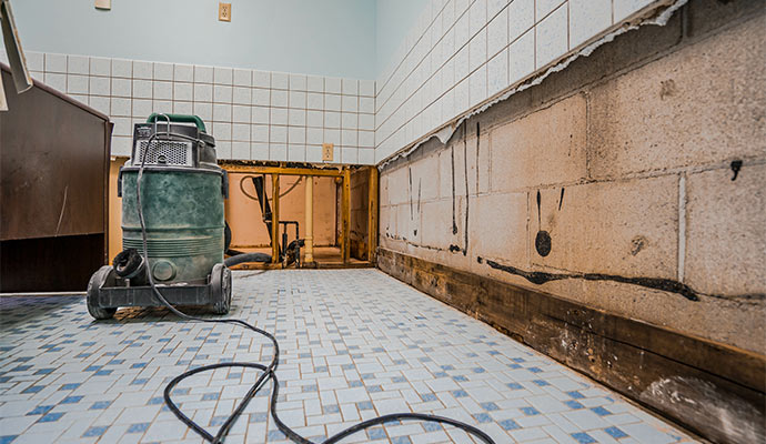 Water damage restoration service